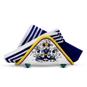 RICCO DERUTA Napkin Holder (size: 6.5 WIDE X 3.5 HIGH (Dimensions measured in Inches))