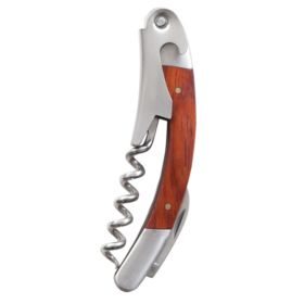 Curve: Waiter's Corkscrew (Material: SS and wood, Color: Wood)